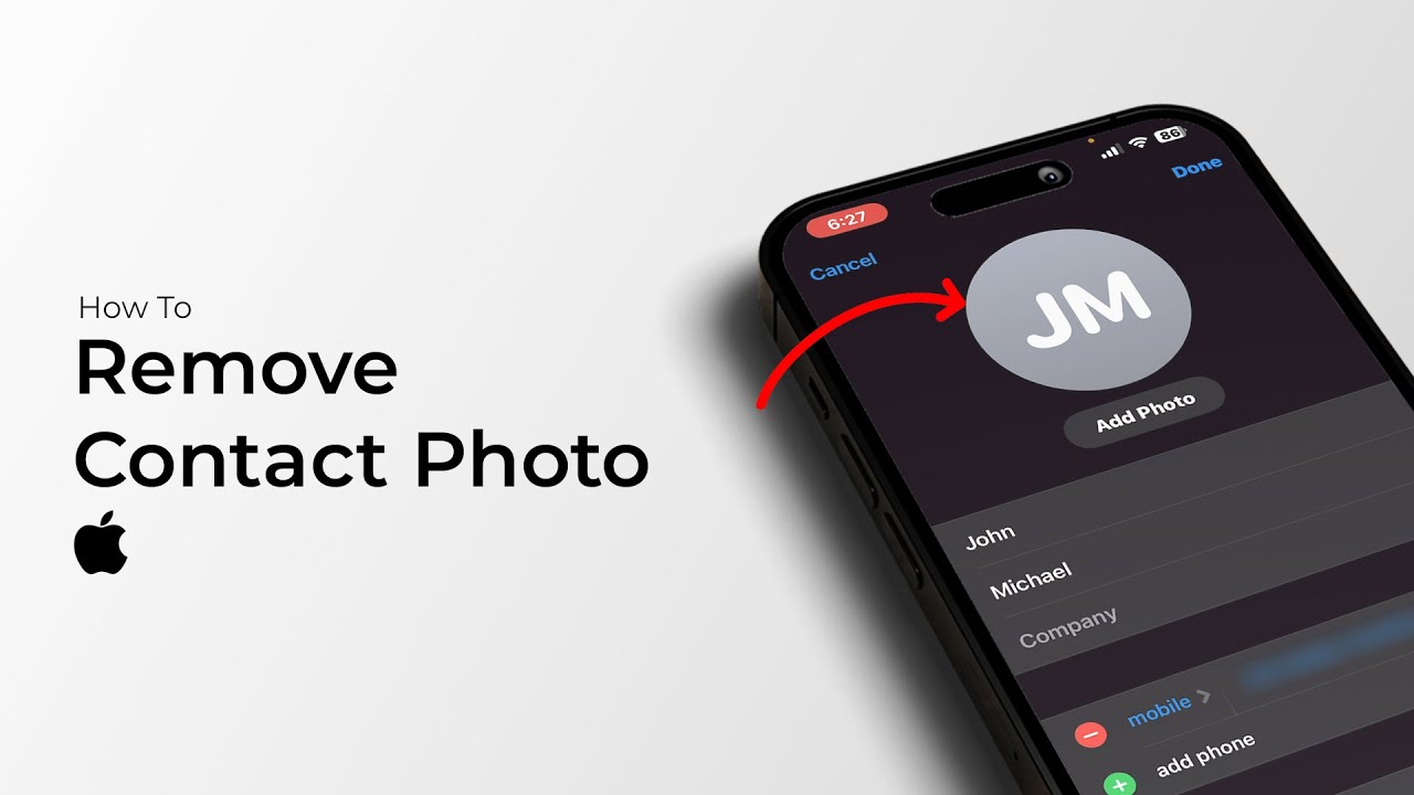 How To Remove Contact Photo On iPhone?