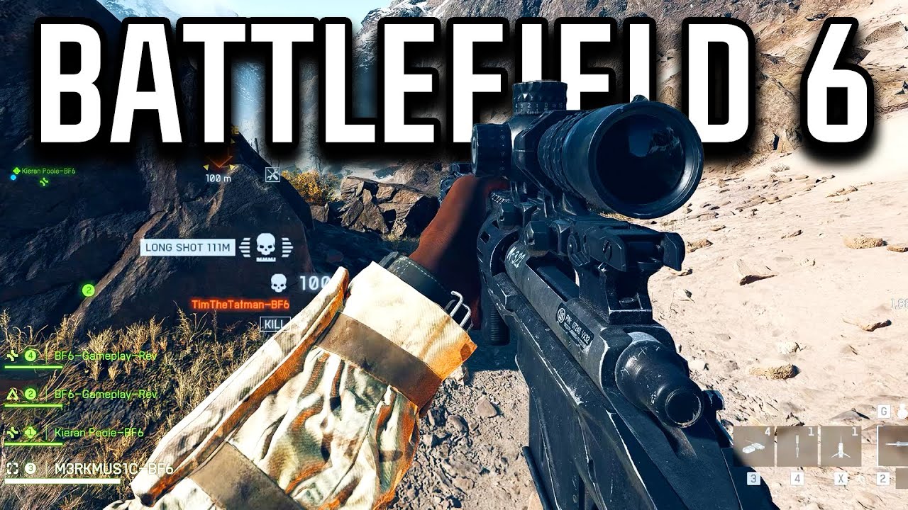 BATTLEFIELD 6 NEW SNIPER GAMEPLAY!
