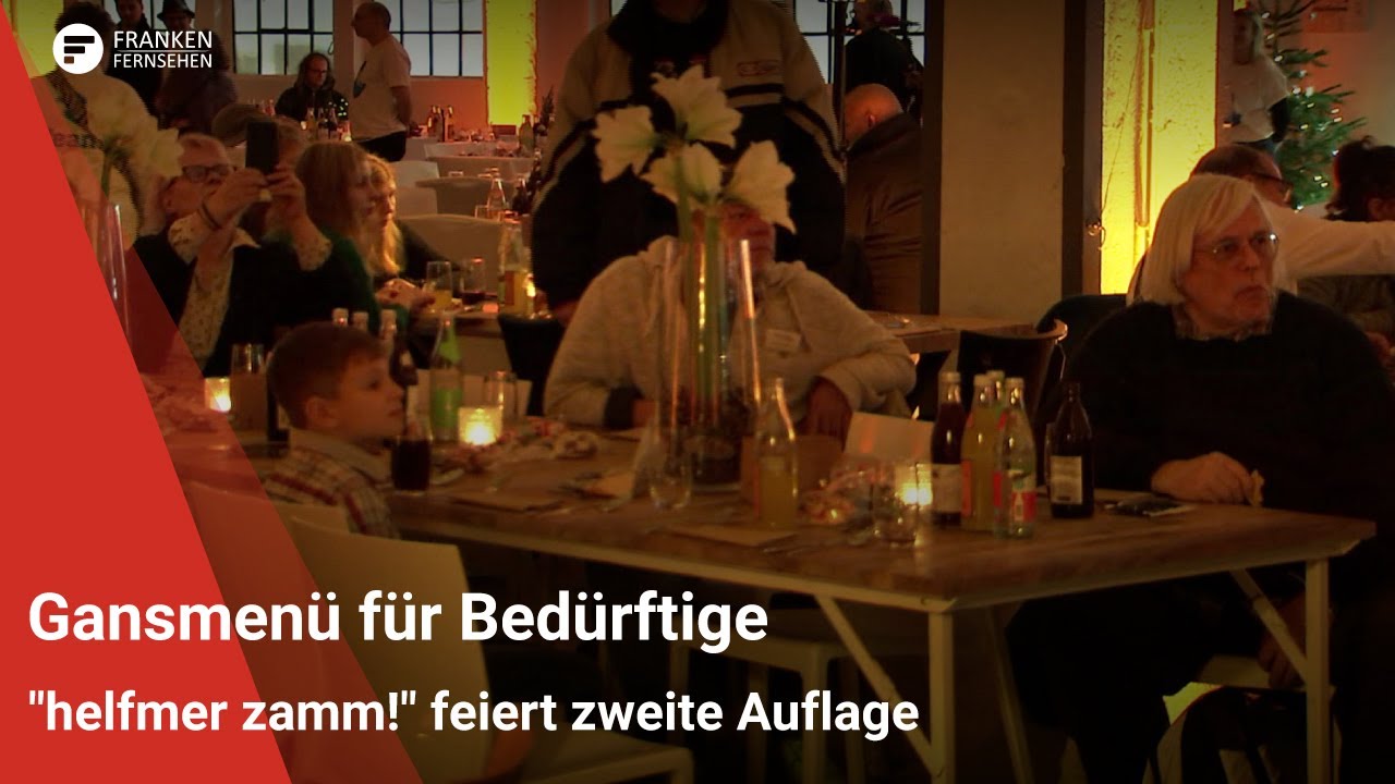 Gansmenü für Bedürftige: 
