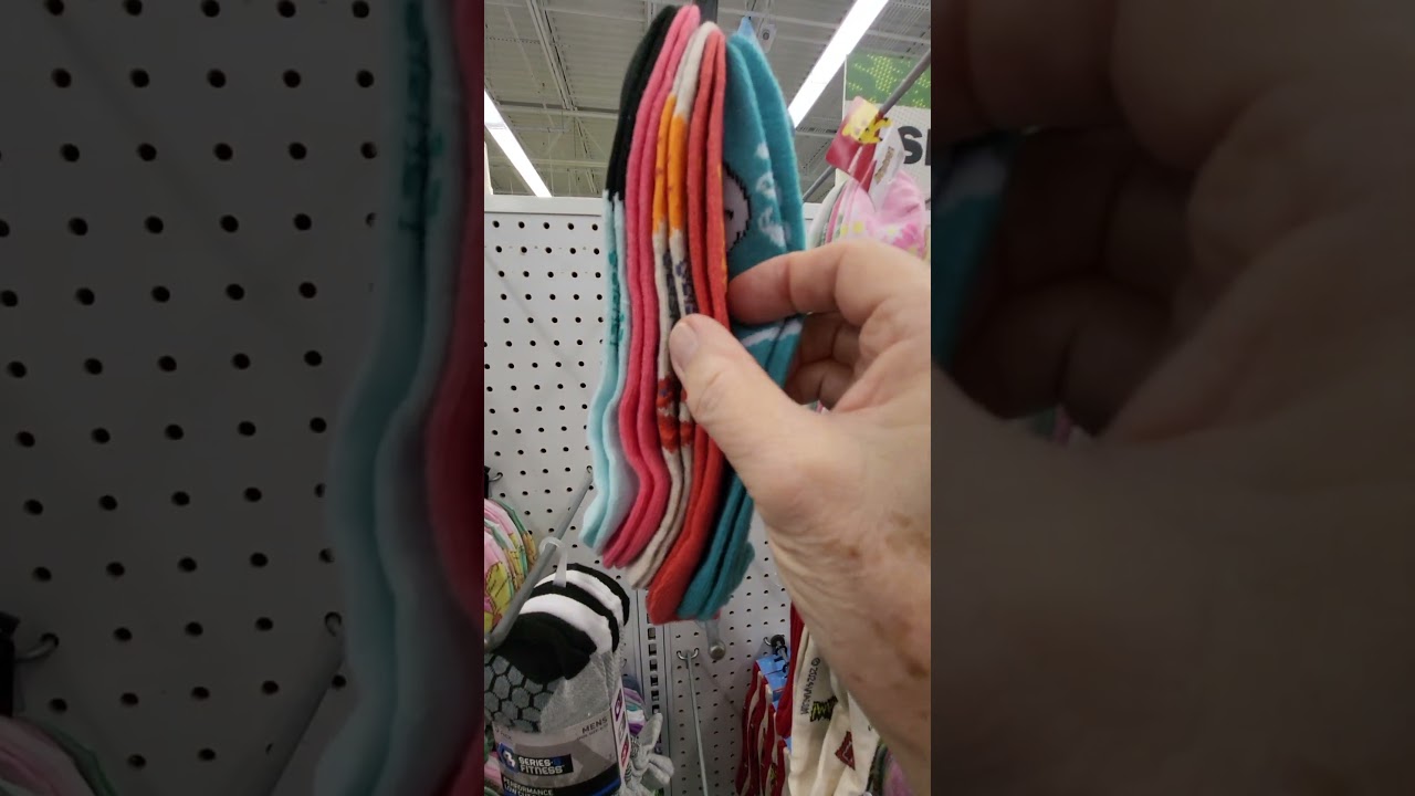 LITTLE MERMAID SOCKS $5 - DISNEY CHARACTER FUN - SHOPPING AT FIVE BELOW IN ORLANDO FLORIDA