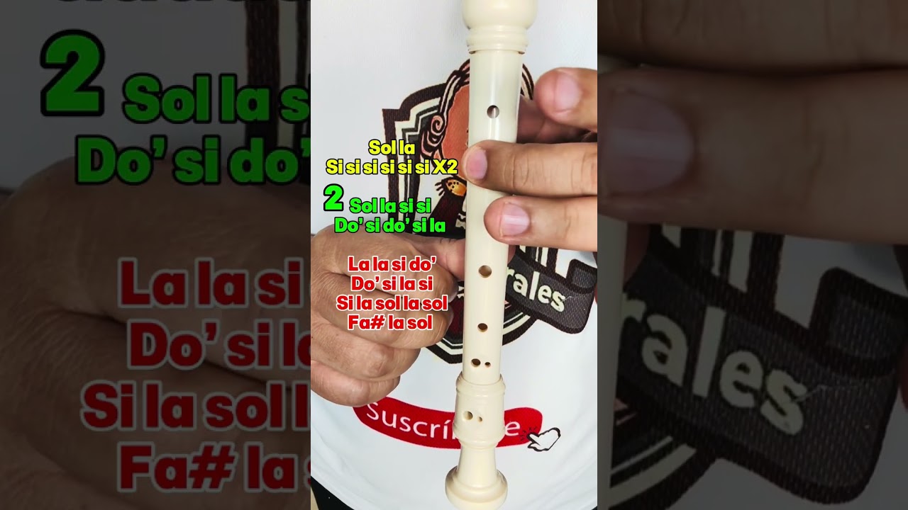 ABEJITA CHIQUITITA | TUTORIAL PASO A PASO FÁCIL | FLAUTA DULCE CON NOTAS