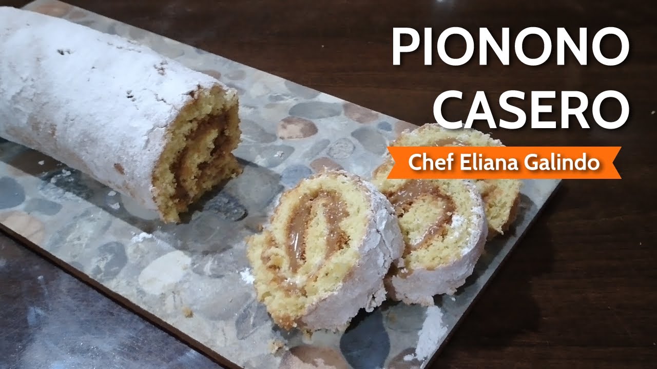 Delicioso PIONONO de manjar blanco CASERO 😋
