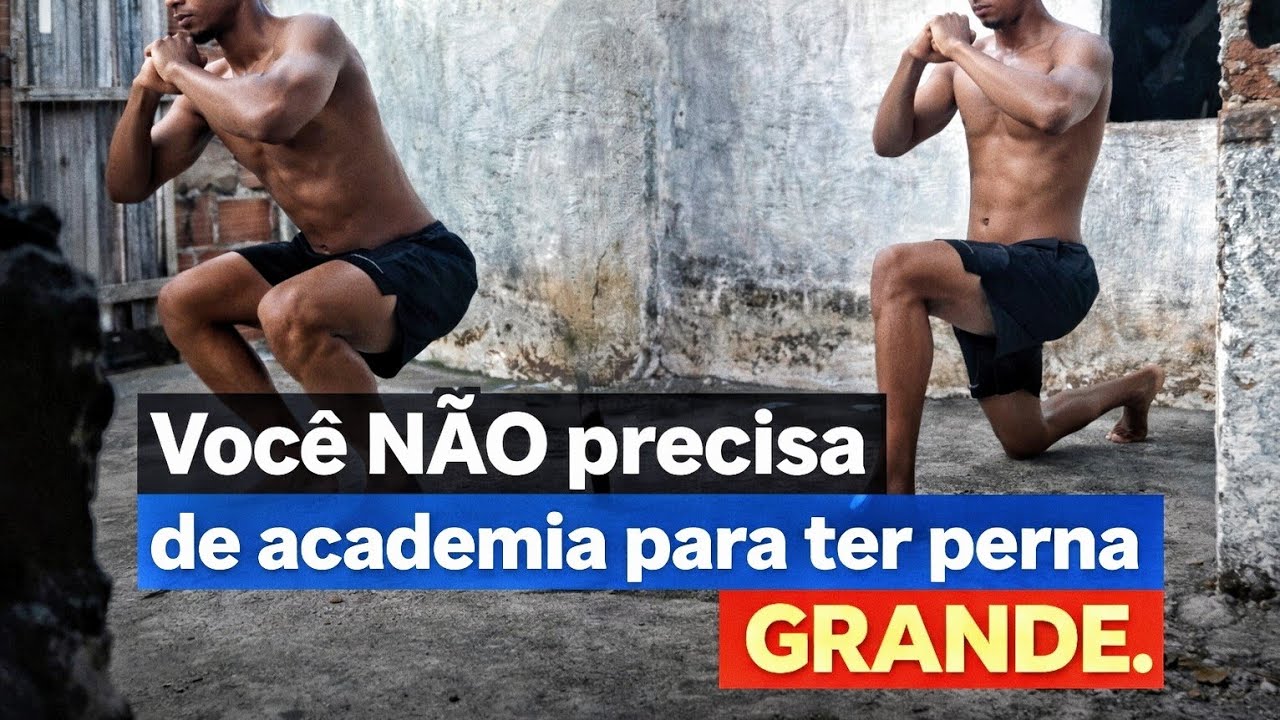 OS ÚNICOS EXERCÍCIOS  DE PERNA QUE VOCÊ PRECISA EM CASA