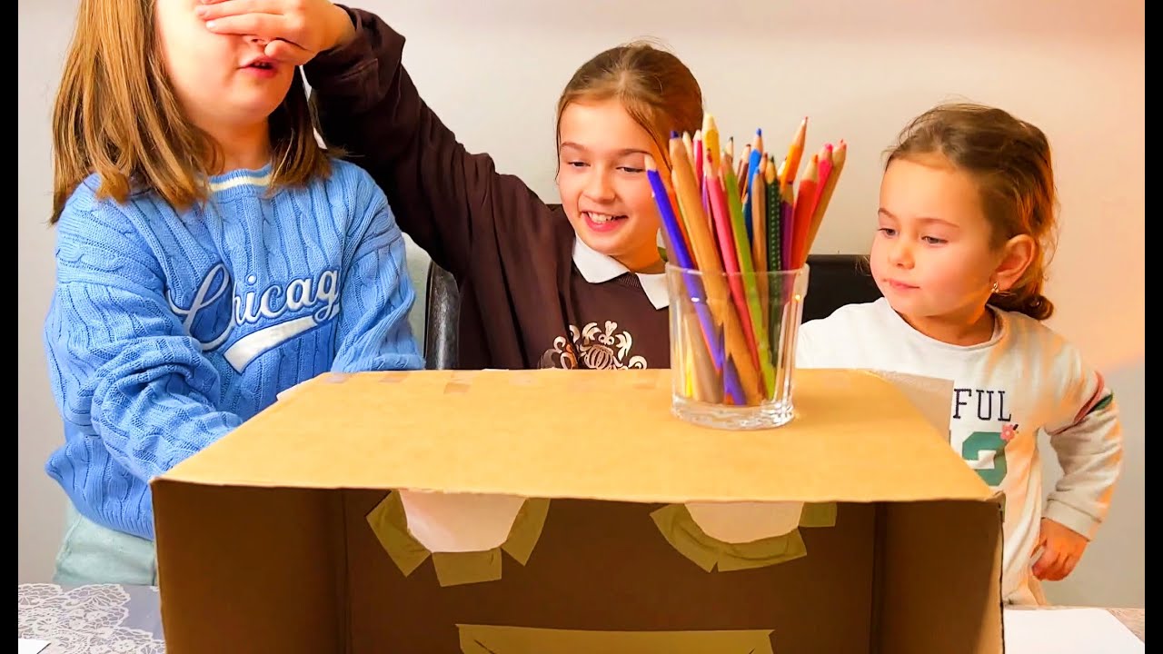 WAS IST IN DER BOX!  Challenge mit Drei Schwestern