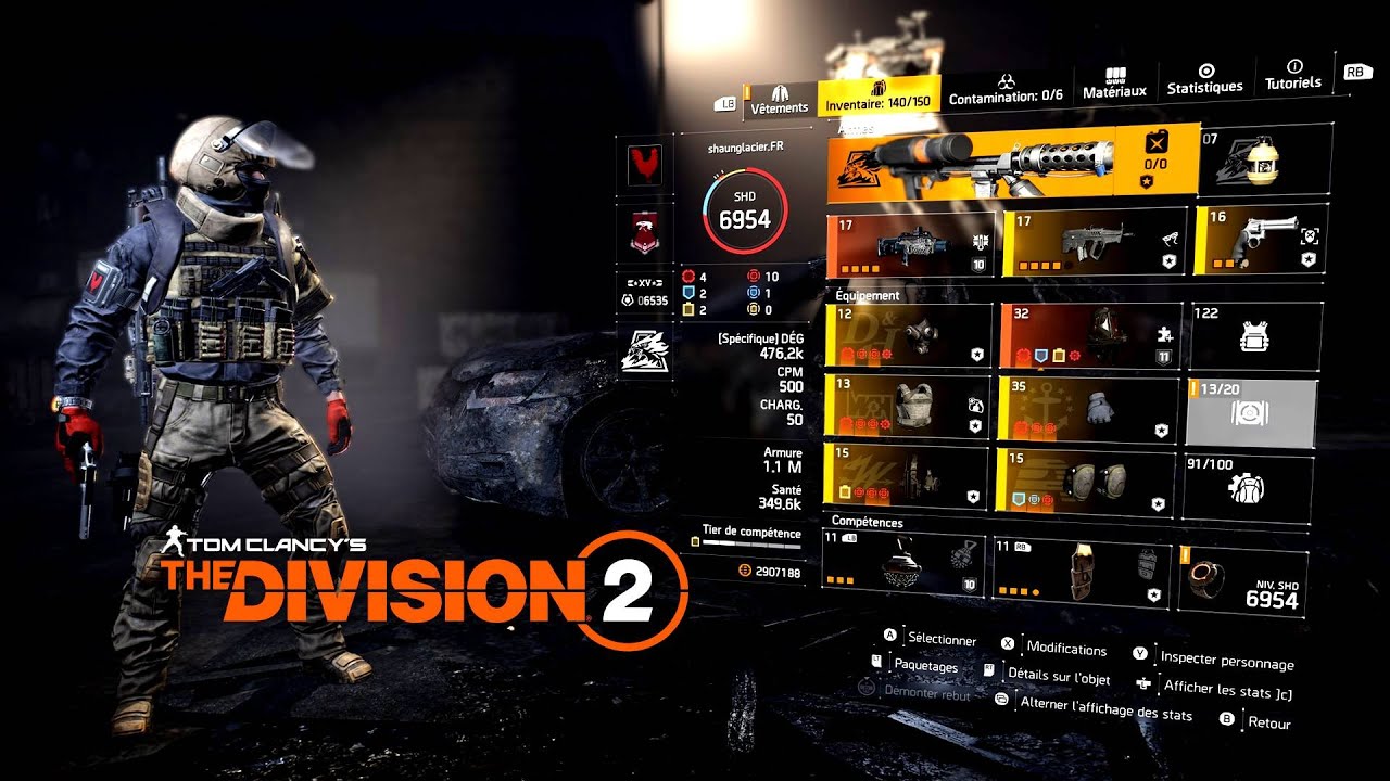 THE DIVISION 2 MON FUTURE BUILD DPS AU PISTOLET