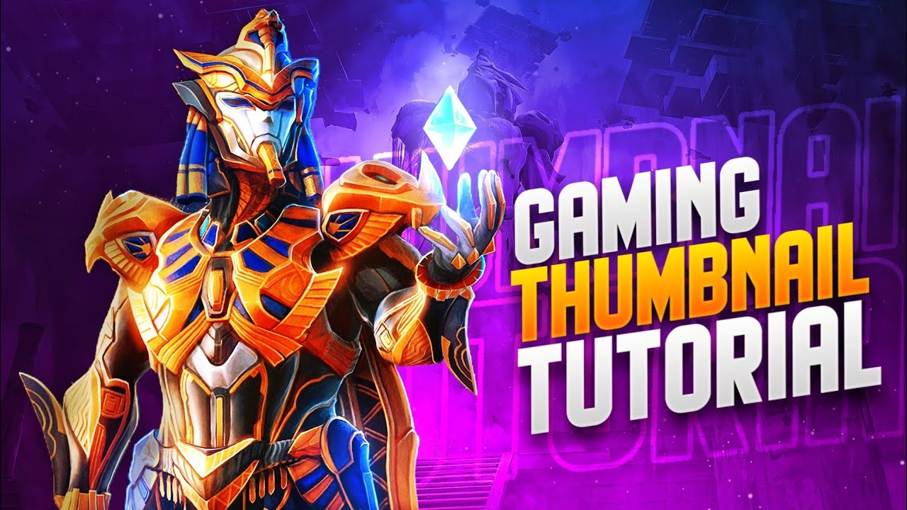 How To Make Gaming Thumbnail On Android ll Mrgraphiz