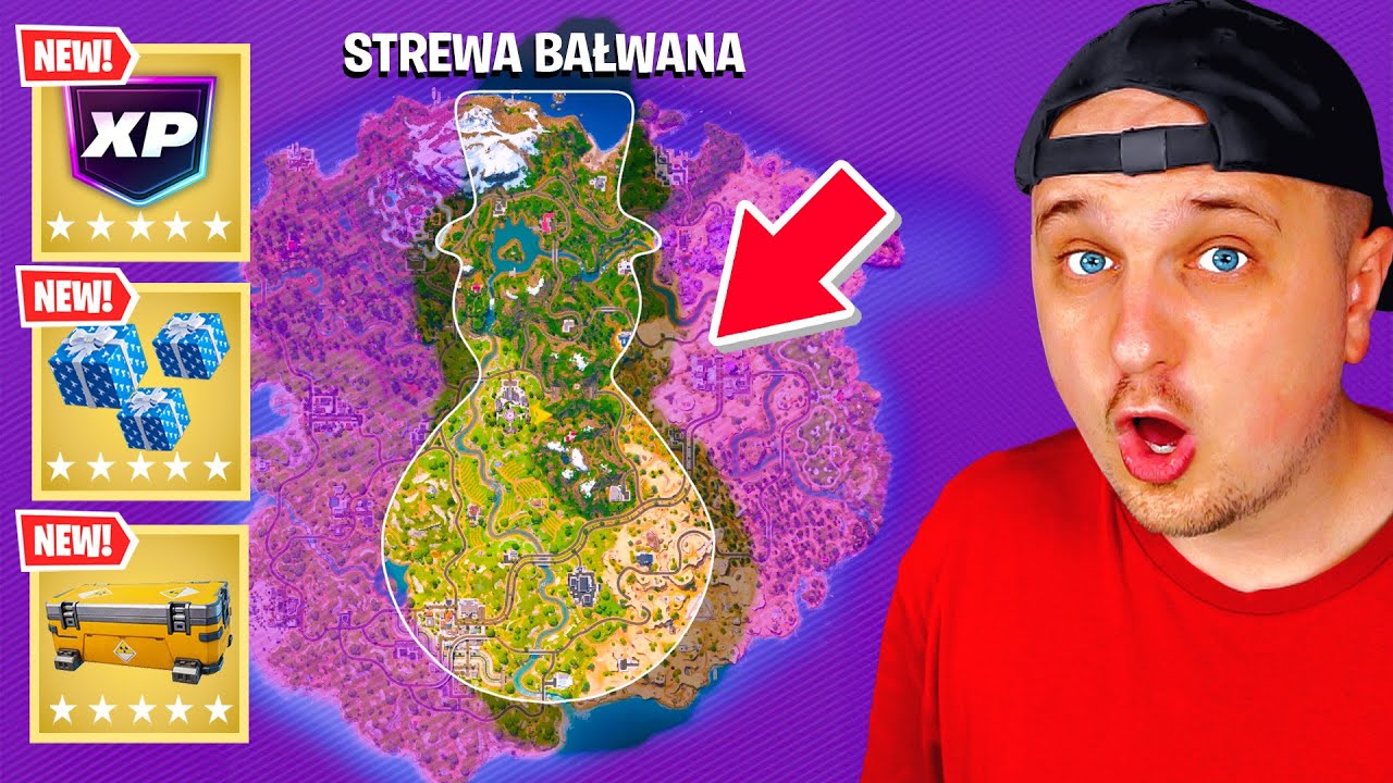 Nowa STREFA BAŁWAN i SEKRETNY UPDATE NA GODZINĘ w Fortnite