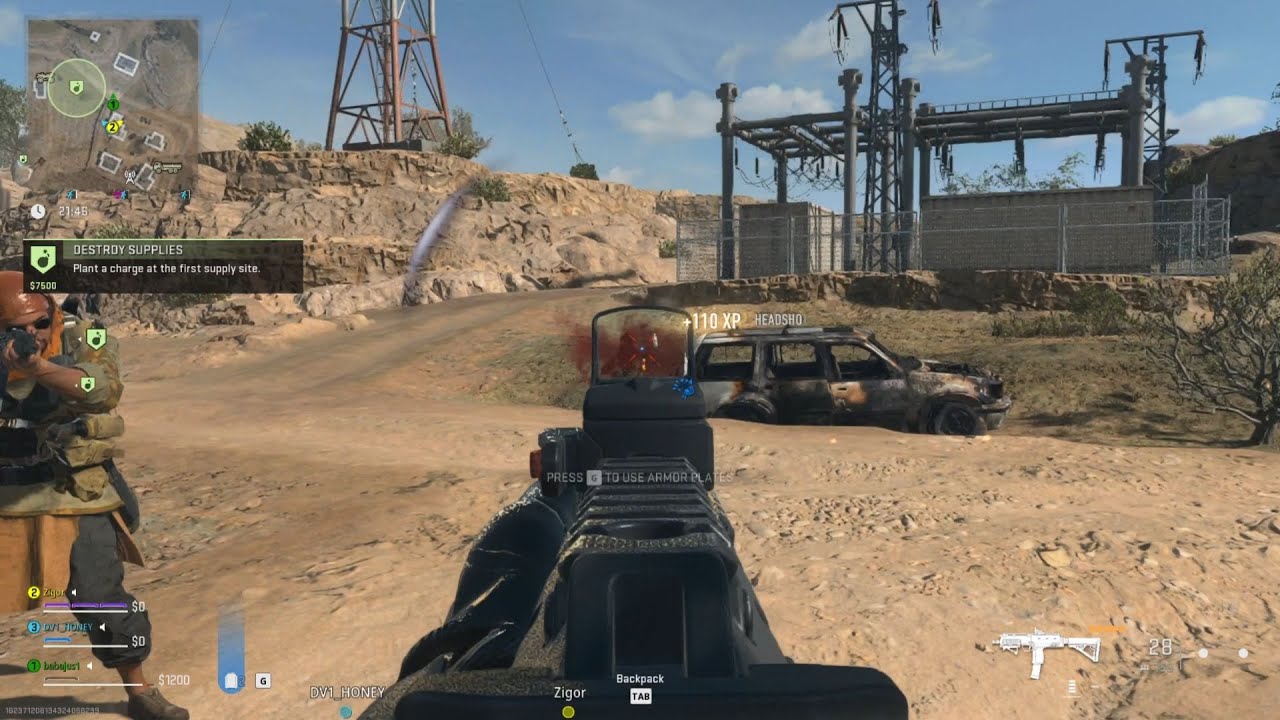 Warzone 2.0b My first absolutely noobish mission:)