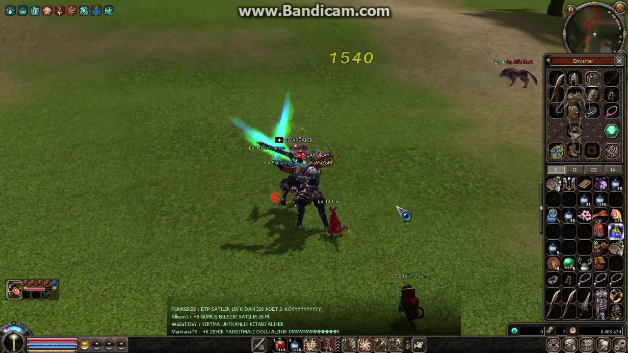 METİN2 TR ESTERGON -116 LVL BEDENSEL WS