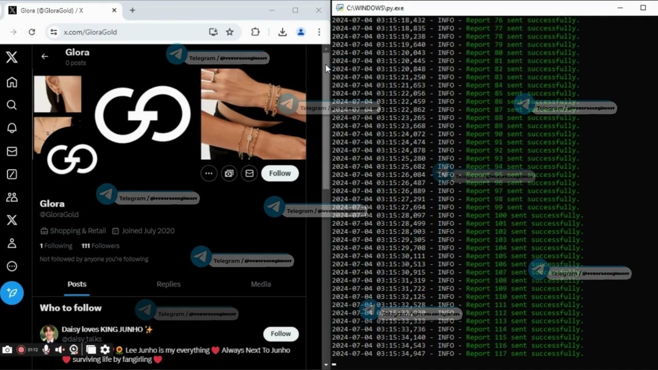 Twitter Report Bot Tool | X (Twitter) Mass Reporting Tool | Twitter Spam Tool