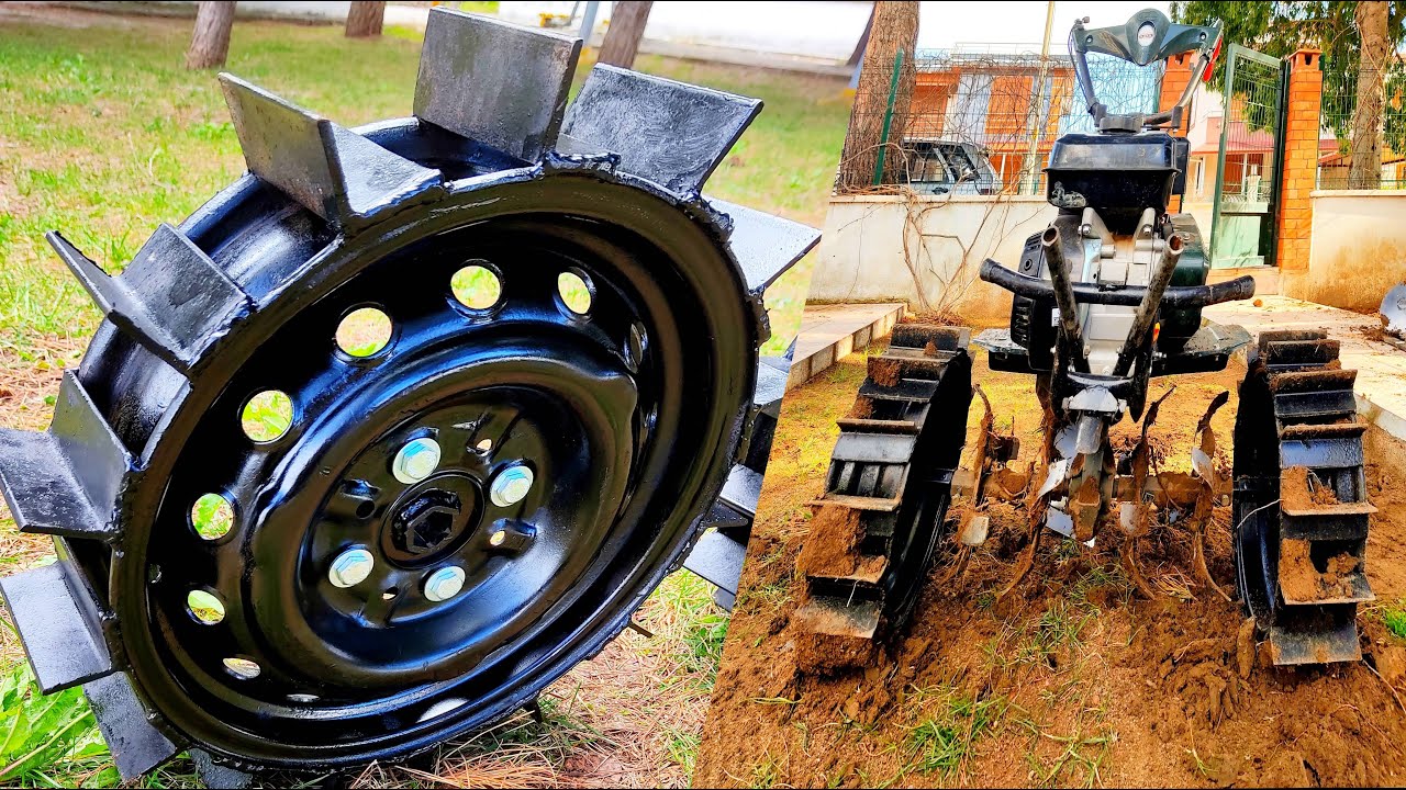 Power Tiller Cage Wheel Making Prosses | Homemade Power Tiller iron Wheel | Power Weeder iron Wheel