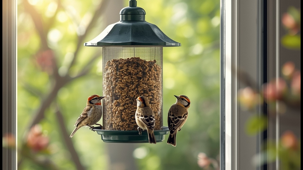 Bird Feeder ASMR | Gentle Chirping & Soft Ambient Sounds for Deep Relaxation