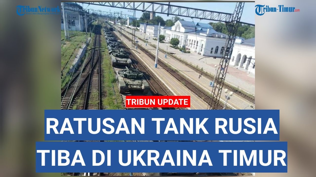 Video Ratusan Tank T-80BVM Tiba di Ukraina Timur, Perang Besar di Donetsk setelah Luhanks Takluk