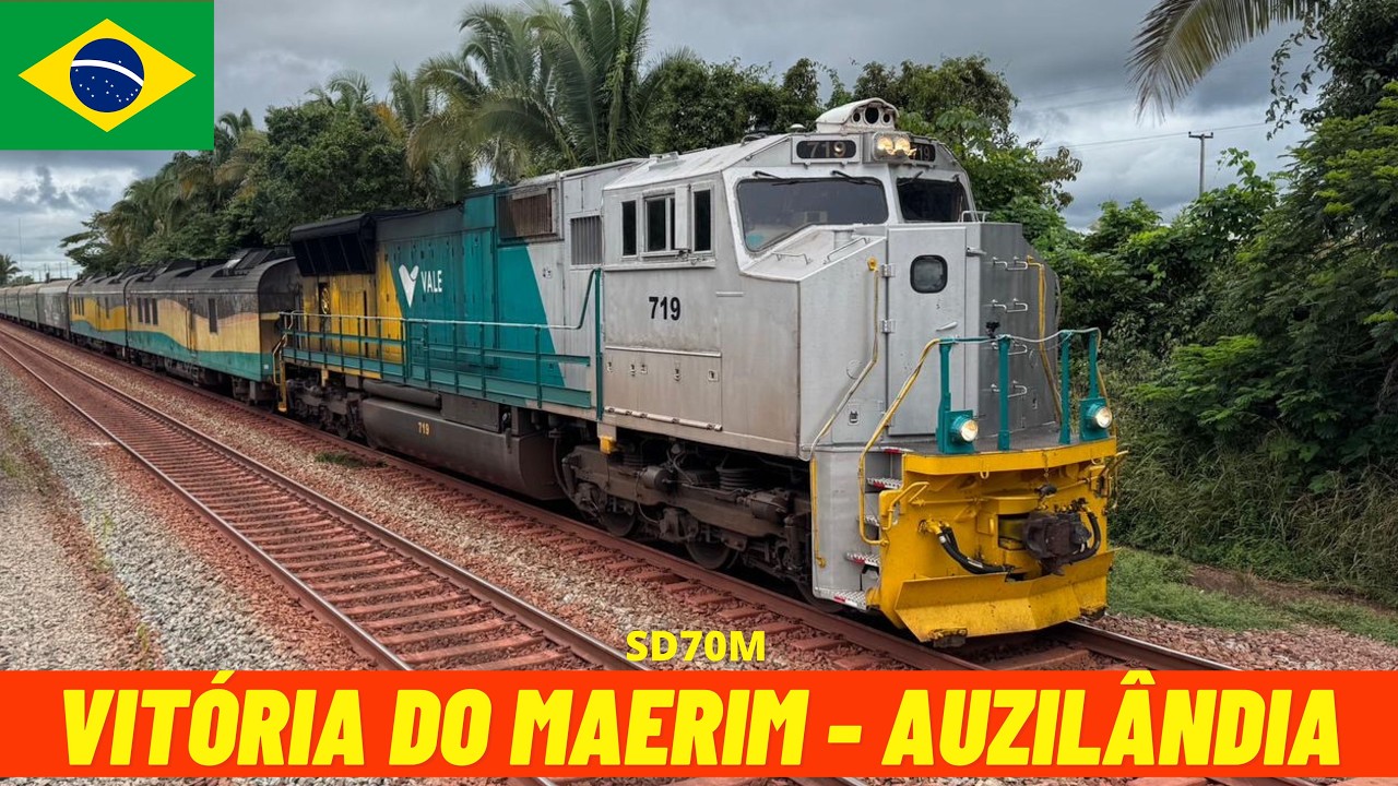 Cab Ride - The Legendary Caraj&aacute;s Railway (Vit&oacute;ria do Maerim &rarr; Auzil&acirc;ndia, Brazil, April 2026) 4K