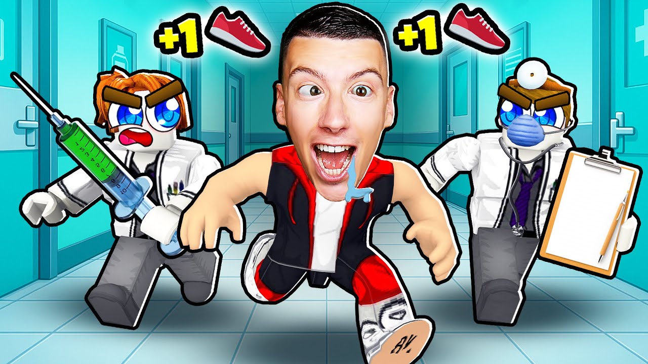 J'AI BESOIN DE PLUS DE VITESSE POUR ÉCHAPPER DE L'HÔPITAL DES FOUS !! Roblox