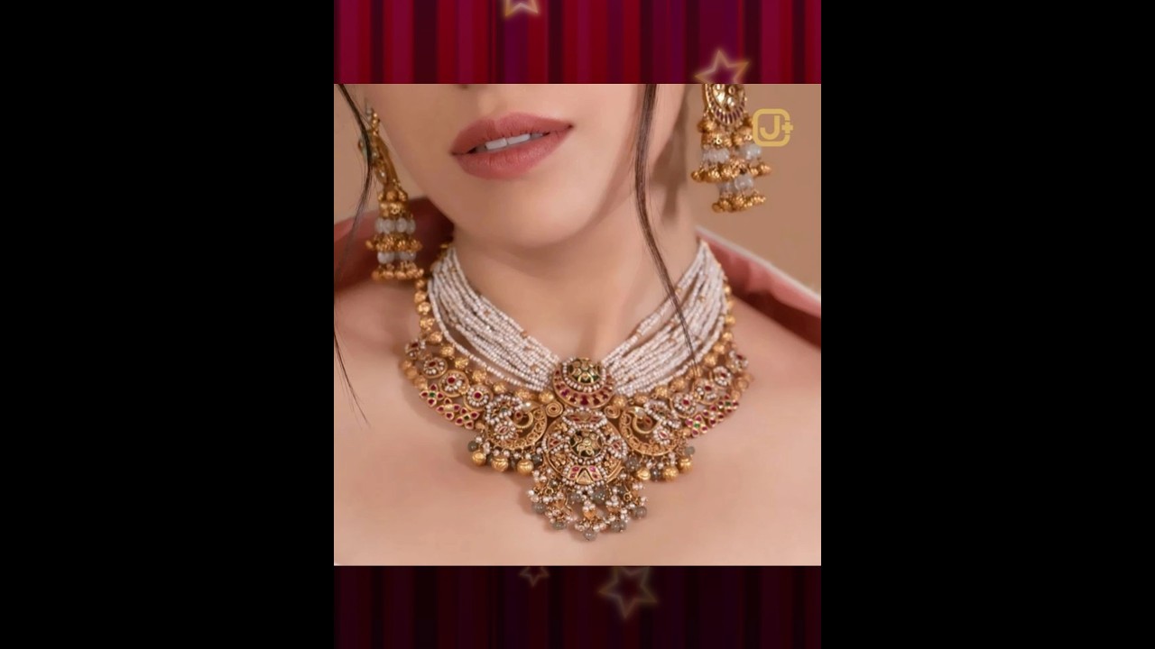 New Gold Jewellery Antique Designs From Mumbai Zaveri Bazar,#necklace #jewellery #bridaljewellery