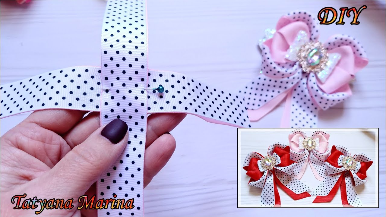 Покупатель в Восторге💖100%нежность💖Бантики из репсовой ленты и экокожи🎀