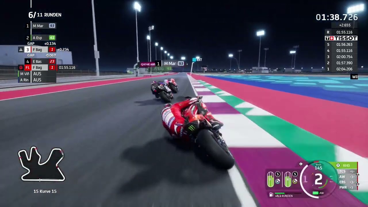 Moto gp Sprint rennen