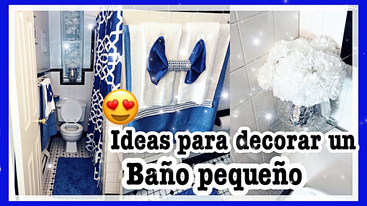 COMO DECORAR UN BAÑO PEQUEÑO/TRANSFORMA TU BAÑO CON POCO DINERO