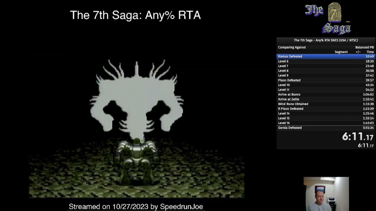 The 7th Saga Any% Speedrun with Lux and Lejes in 5:49:35 (Former PB)