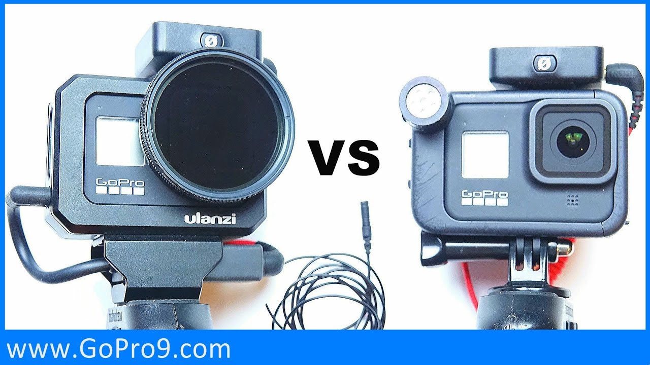GoPro Media Mod VS GoPro Pro 3.5mm Mic Adapter For Hero 8 Black External Vlogging Mic Test Outdoor