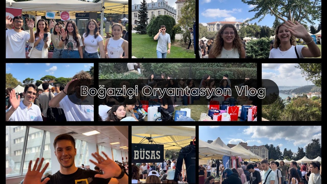 BOĞAZİÇİ ORYANTASYON VLOG! | Youtuberlar? | Mini Kampüs Turu | Kulüpler