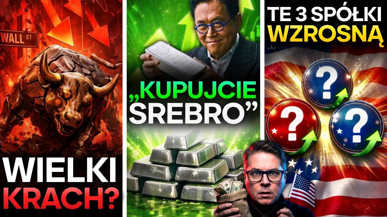 Srebro po 200 USD? Apple i Tesla toną! Top 4 akcje na 2026 rok!