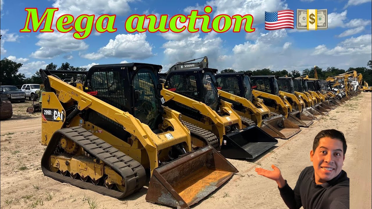 Mega subasta de maquinaria pesada, de las mejores en USA 🇺🇸