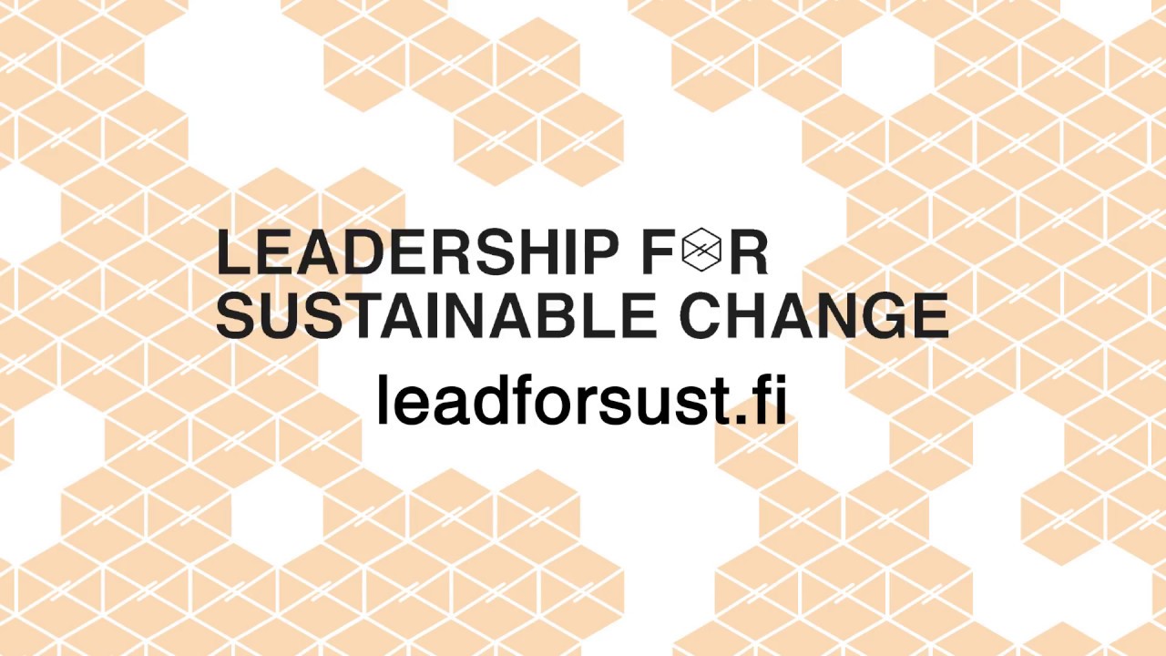 Leadership for sustainable change