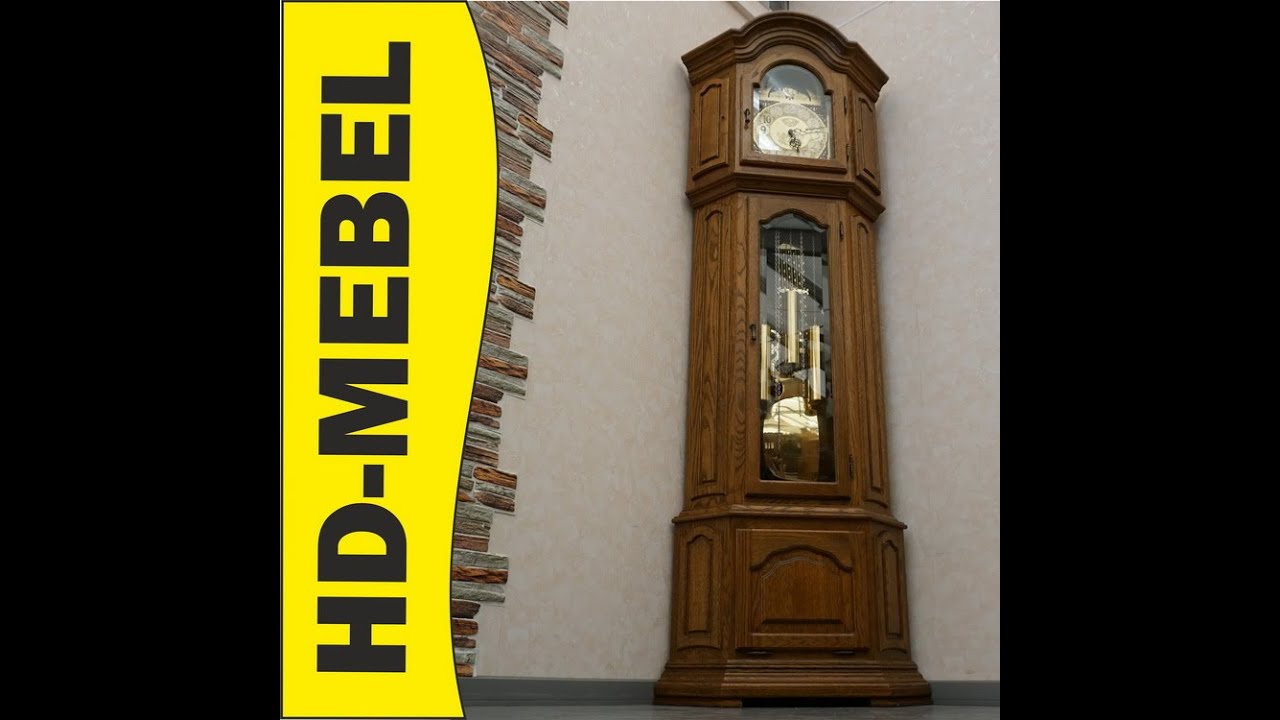 www.HD-MEBEL.pl *** ZEGAR STOJĄCY DĘBOWY  PIĘKNA OZDOBA SALONU