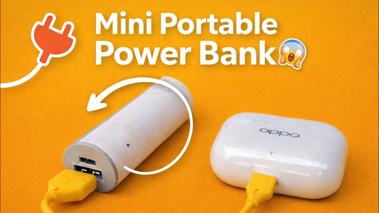 DIY Mini portable power bank 3000mah