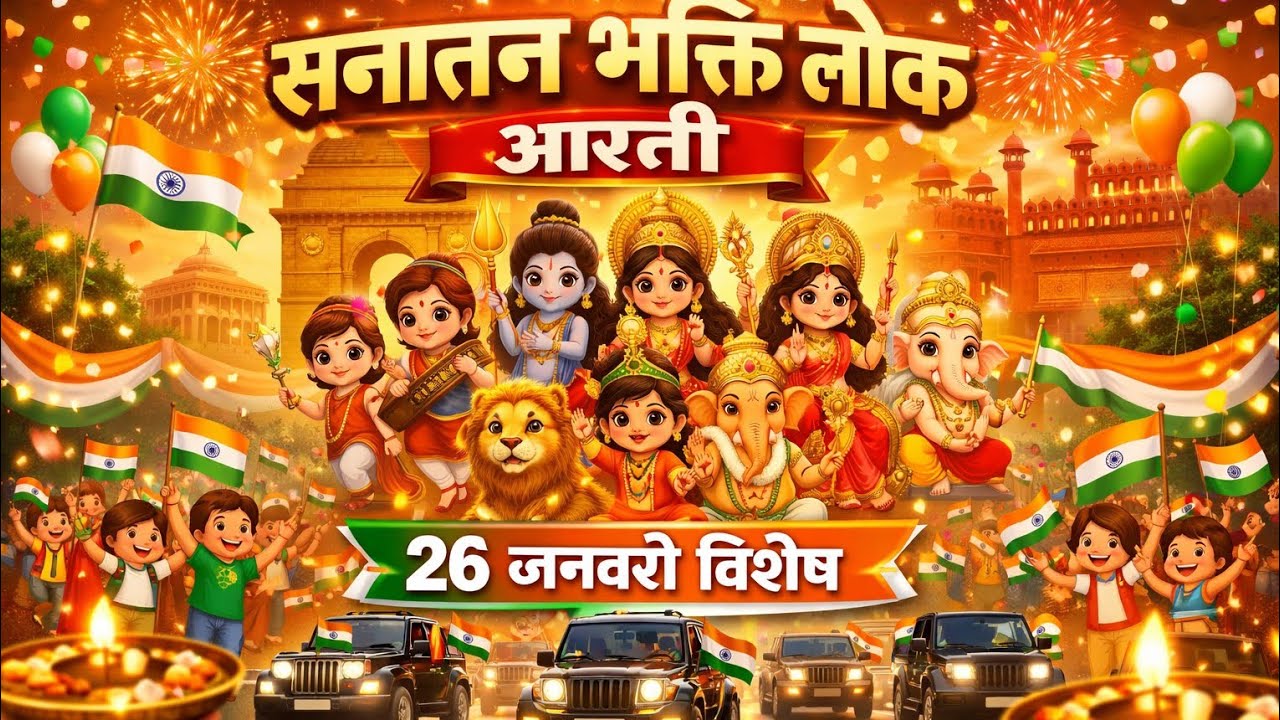 26 जनवरी विशेष | संपूर्ण देवी-देवता आरती DJ Remix | Sanatan Bhakti Lok | Republic Day Aarti