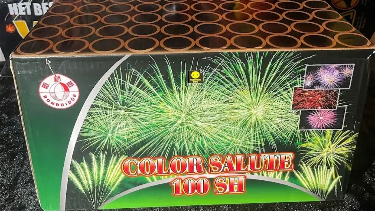 PYRO DOMSTAD UTRECHT VLOG#212 COLOR SALUTE COMPOUND 100 SHOTS VAN DE PYRO SHOP!! ;)