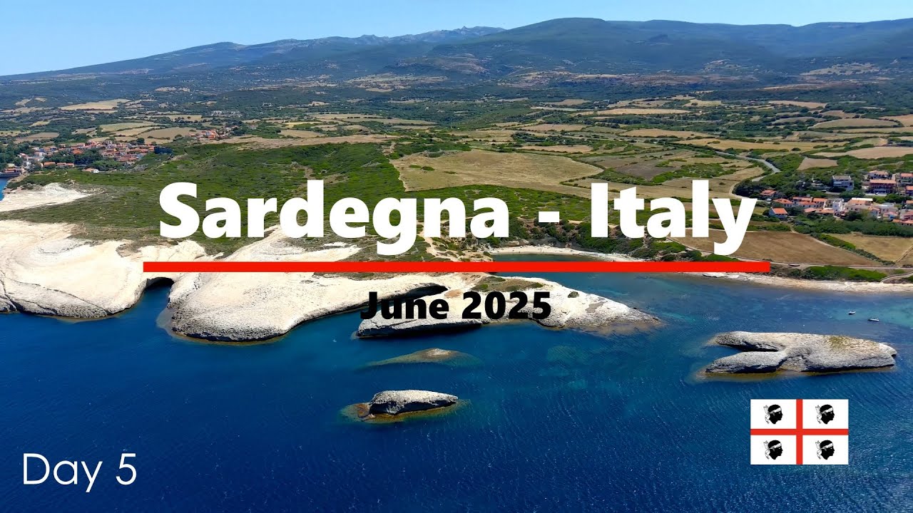 Sardynia Włochy June 2025 Day 5 Sardegna S'Archittu Spiaggia di Putzu Idu Is Arutas Santu Lussurgiu