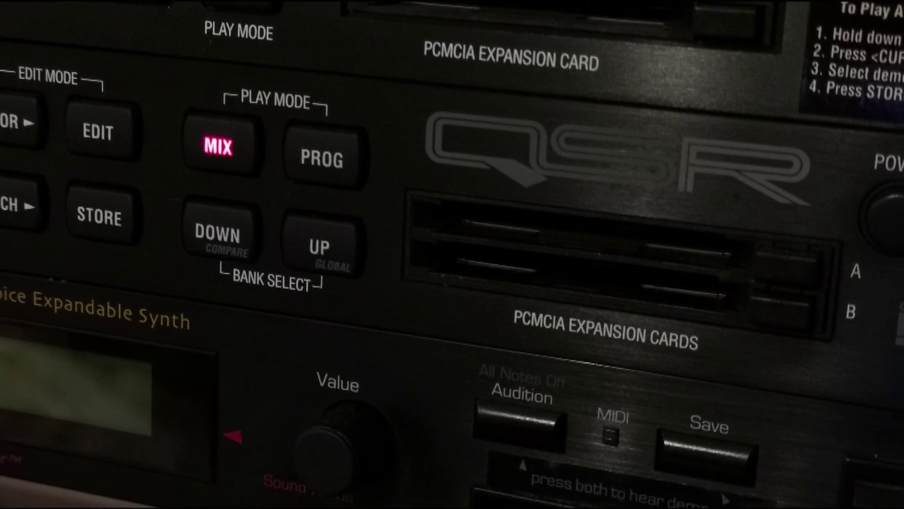Alesis QSR demo songs