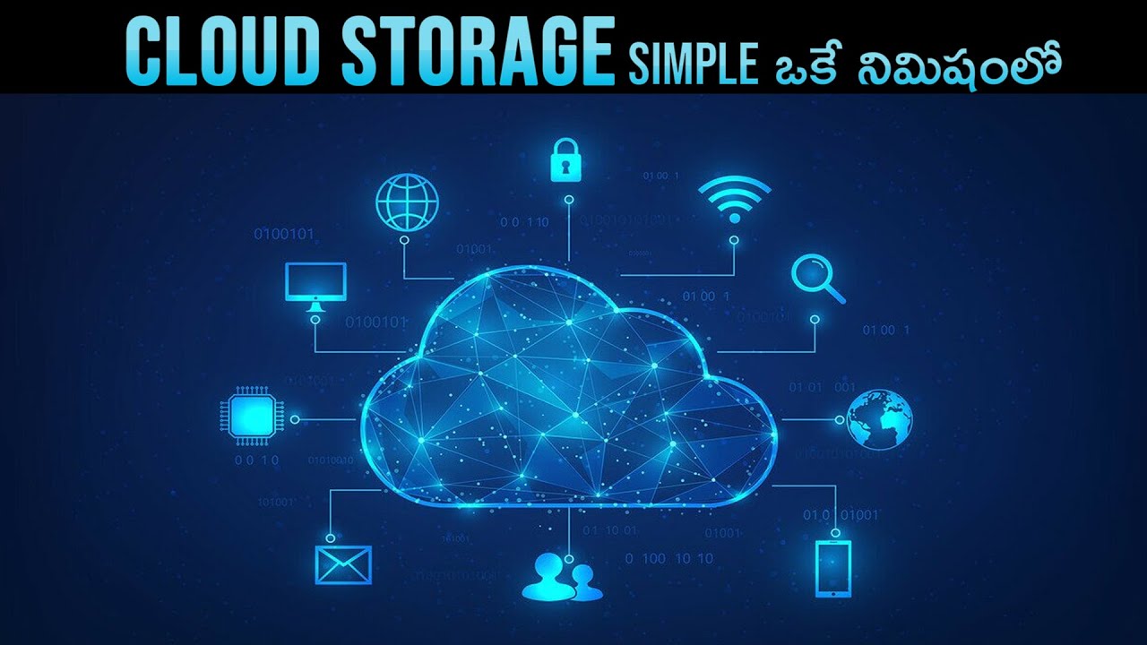 Cloud Storage Explained Under 1 min IN Telugu | Telugu Learning Videos | The Telugu Method