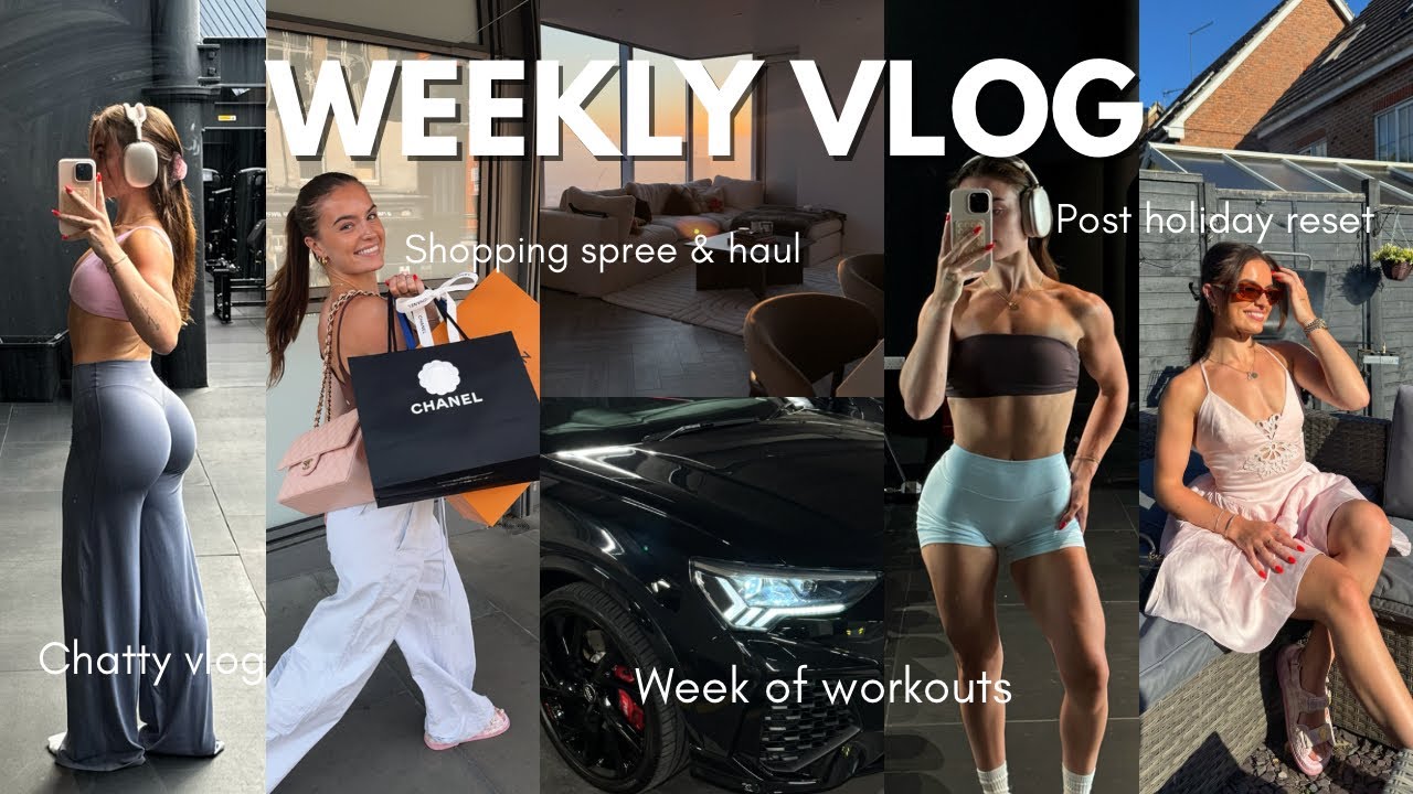 BIG WEEKLY VLOG | week of workouts, new Chanel bag, post holiday reset, chatty vlog & dates