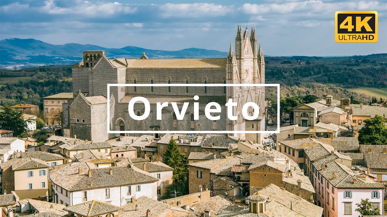 Orvieto , Italy 🇮🇹 | 4K Drone Footage