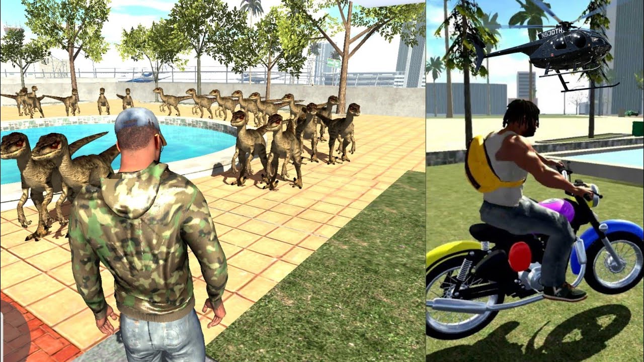Indian bike driving 3D Bangla | Funny gameplay + New City Animals