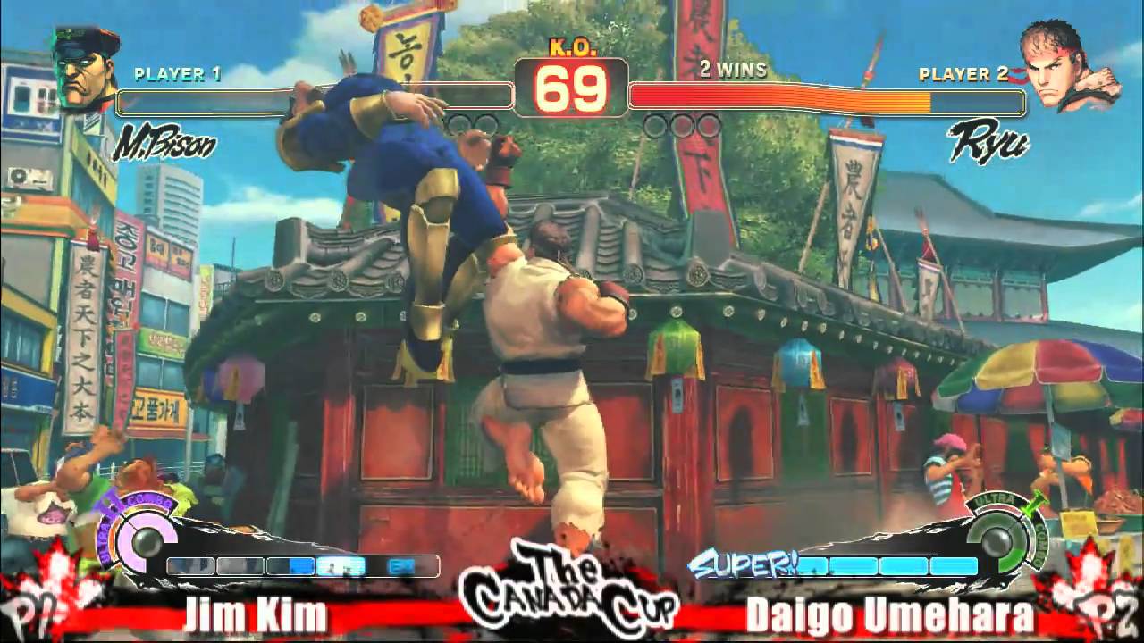 Jim Kim vs Daigo Canada Cup 2010 SSF4 Exhibition #3