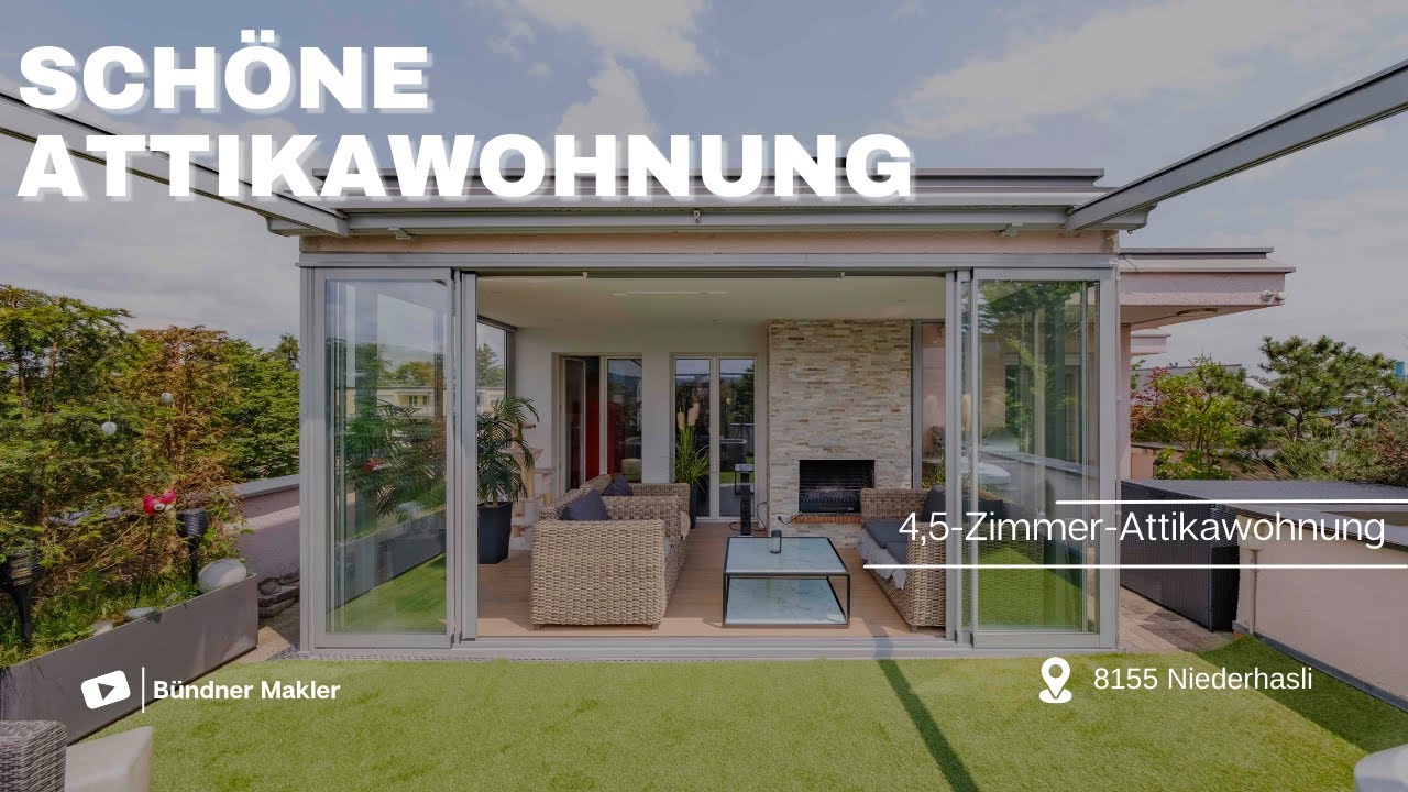 Schöne 4,5-Zimmer-Attikawohnung für jede Generation