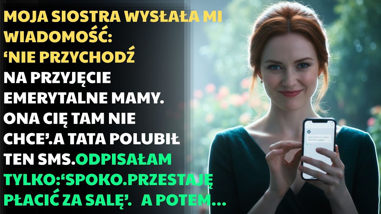 Siostra mnie wykluczyła. Ja wycofałam pieniądze. I zaczęło się piekło