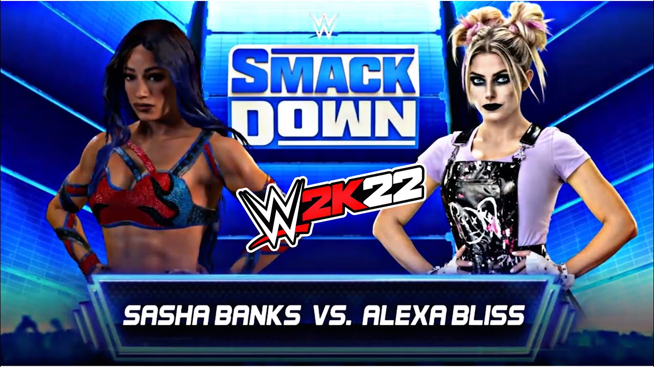 WWE2K22 - Sasha Banks vs. Alexa Bliss