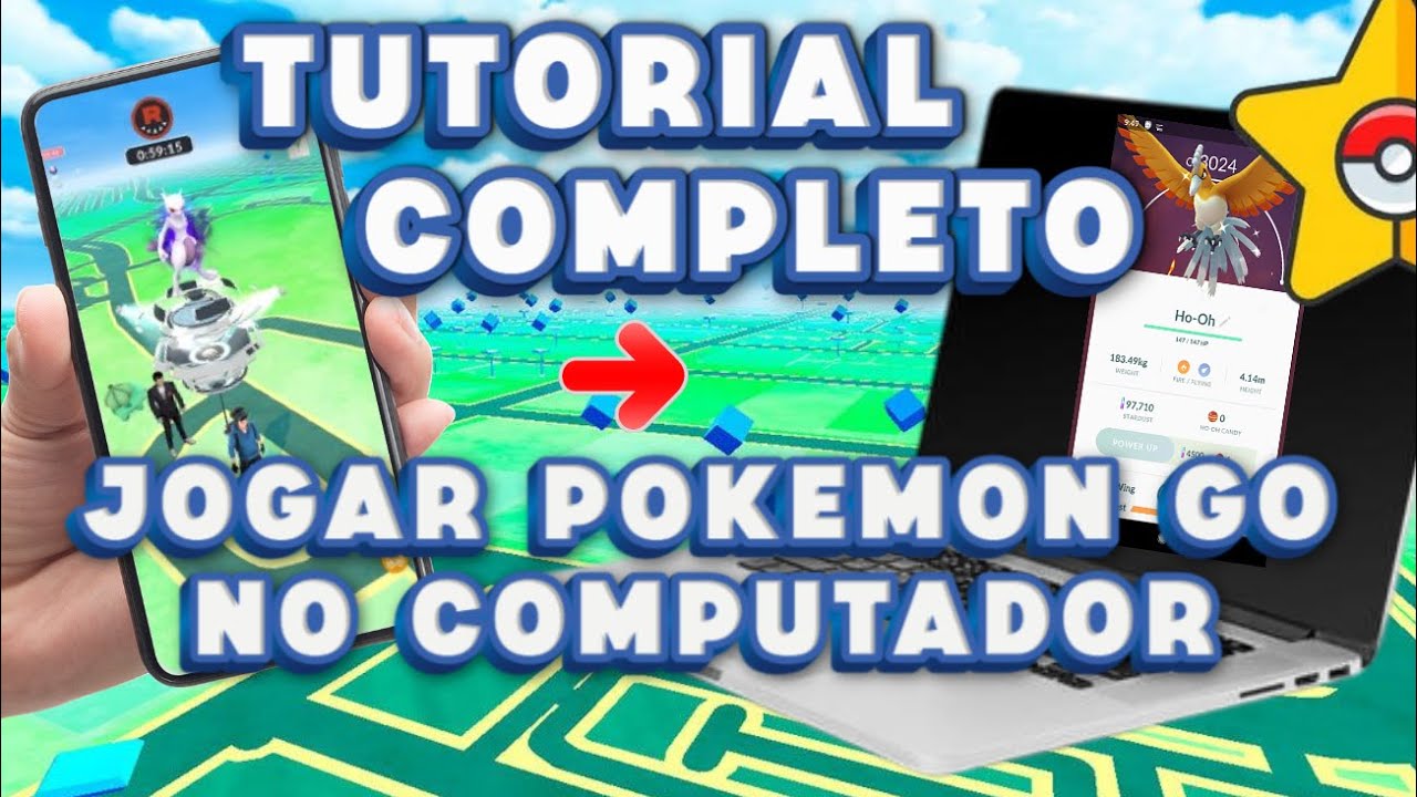 TUTORIAL COMPLETO COMO JOGAR Pokémon Go No PC Computador EMULADOR FUNCIONANDO FÁCIL Atualizado