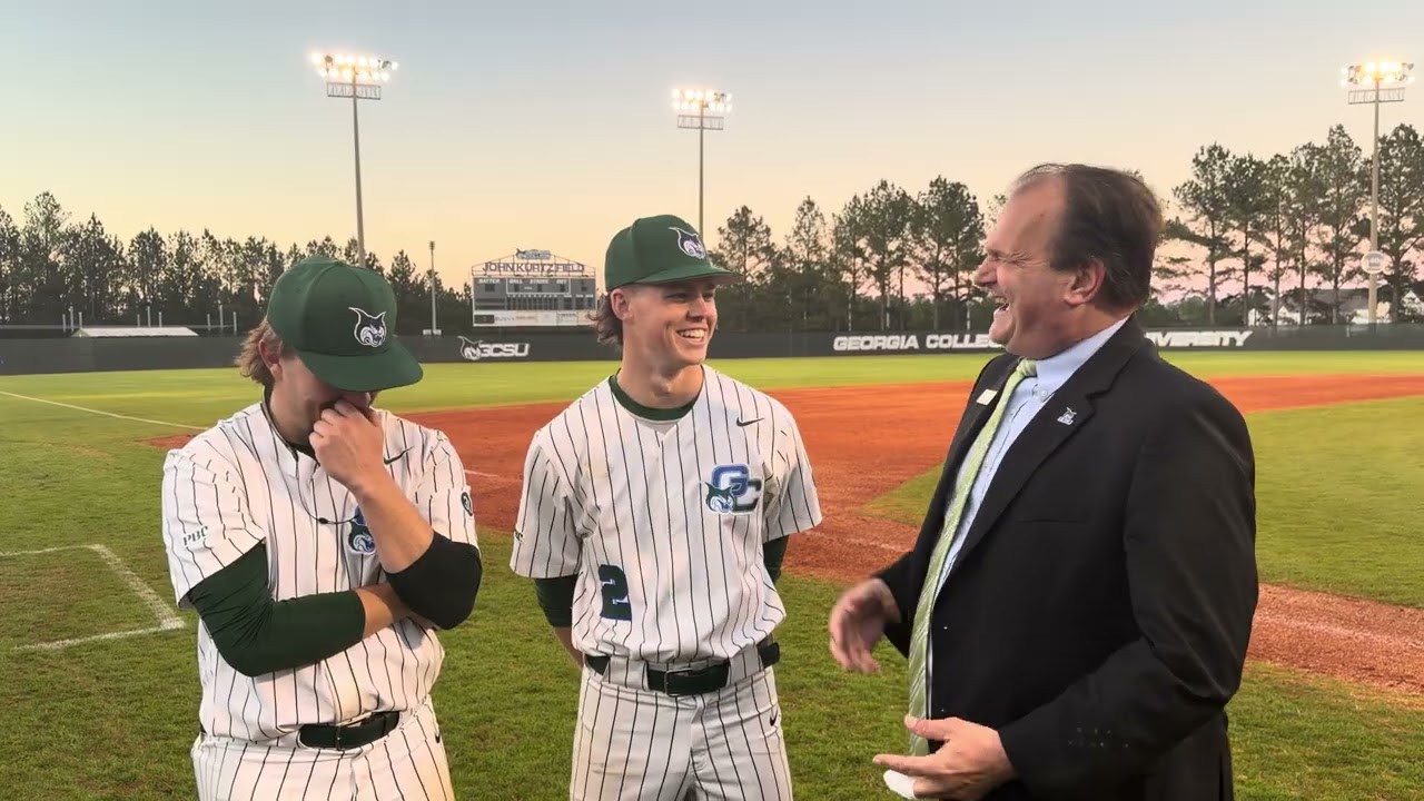 BSB | Postgame comments from GCSU pitchers Keaton Prior and Jake Beaver as they sweep USC Beaufort.