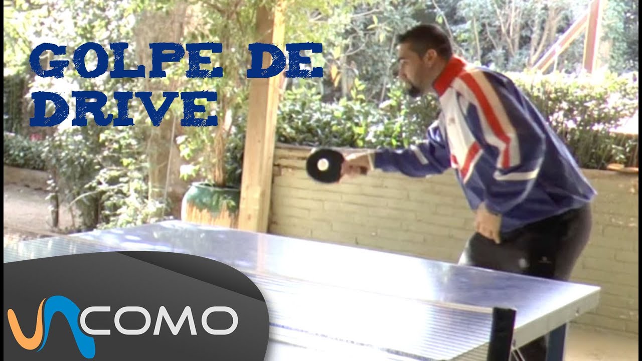 Golpe básico de ping pong (Drive)