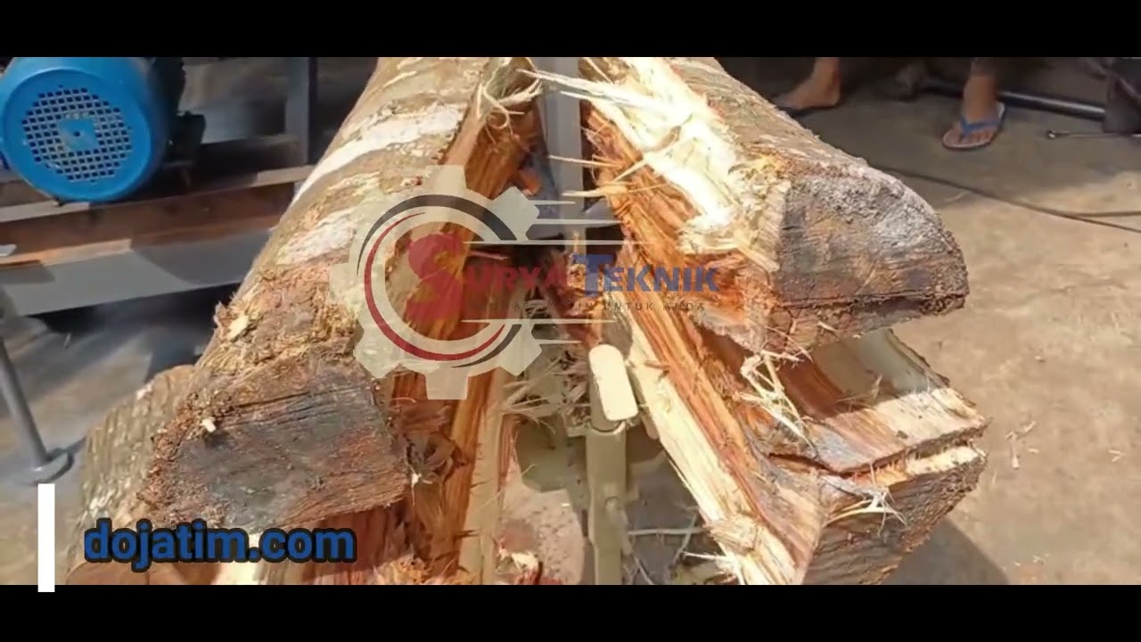 Mesin Pembelah Kayu 1 & 2 Pisau | Alat Pembelah Kayu