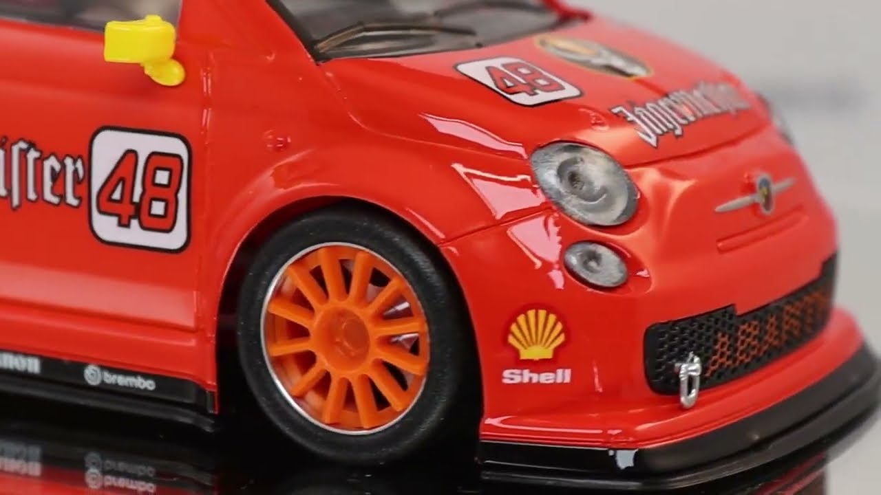 NSR 0545 Fiat Abarth 500 J&auml;germeister #48 Analog / Carrera Digital 132
