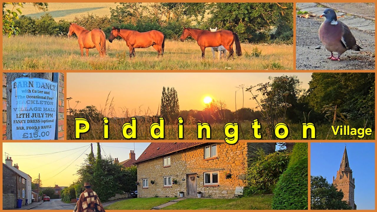 Piddington Circular Walk 1/9 Piddington Village, Church End, Church Road, Chapel End, Footpath East