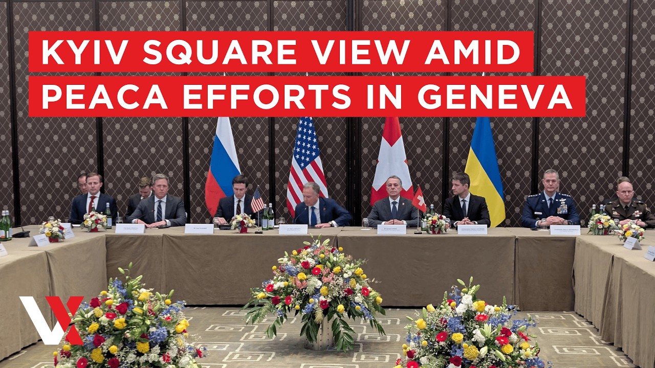LIVE | Independence Square In Kyiv Remains Tense Amid Ukraine Peace Talks In Geneva | VERTEX